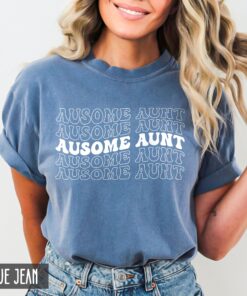 ausome aunt shirt for autism awareness month celebrate neurodiversity unisex fit family t shirt jtdhx