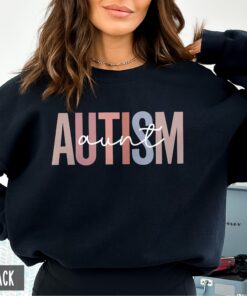 autism aunt shirt autism awareness sweatshirt neuro diverse crewneck for autism aunts unique gift for aunt 39igc