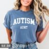 autism aunt shirt for autism awareness month celebrate neurodiversity unisex fit tee unique gift for family zhngn