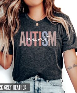 autism aunt shirt for awareness and support neurodiversity t shirt for autism family advocacy 55pz8