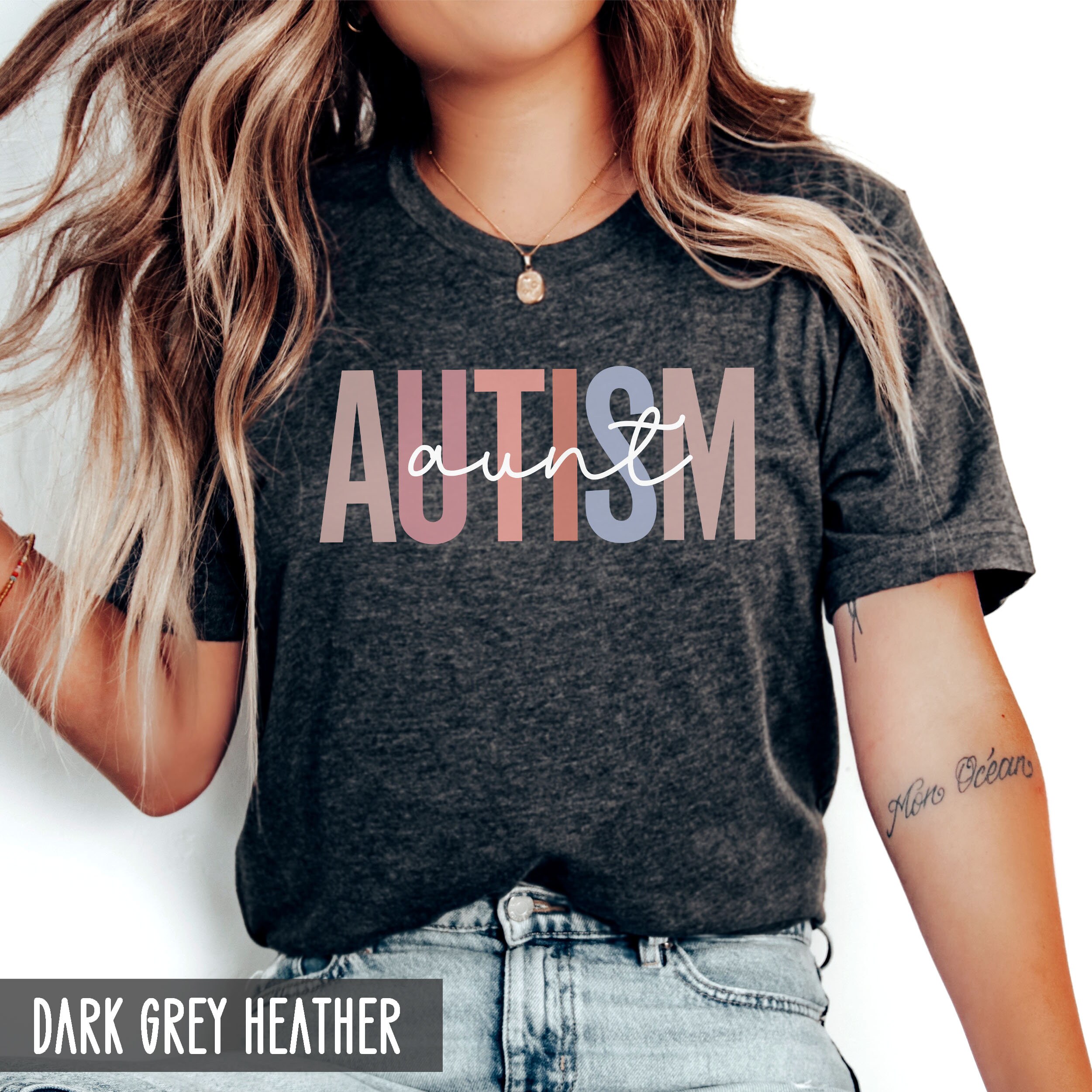 autism aunt shirt for awareness and support neurodiversity t shirt for autism family advocacy 55pz8