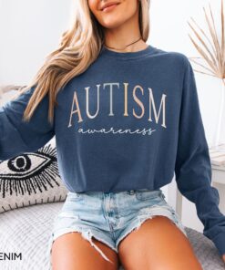 autism awareness long sleeve t shirt for support neurodiversity autism month shirt comfort colors ukc3r