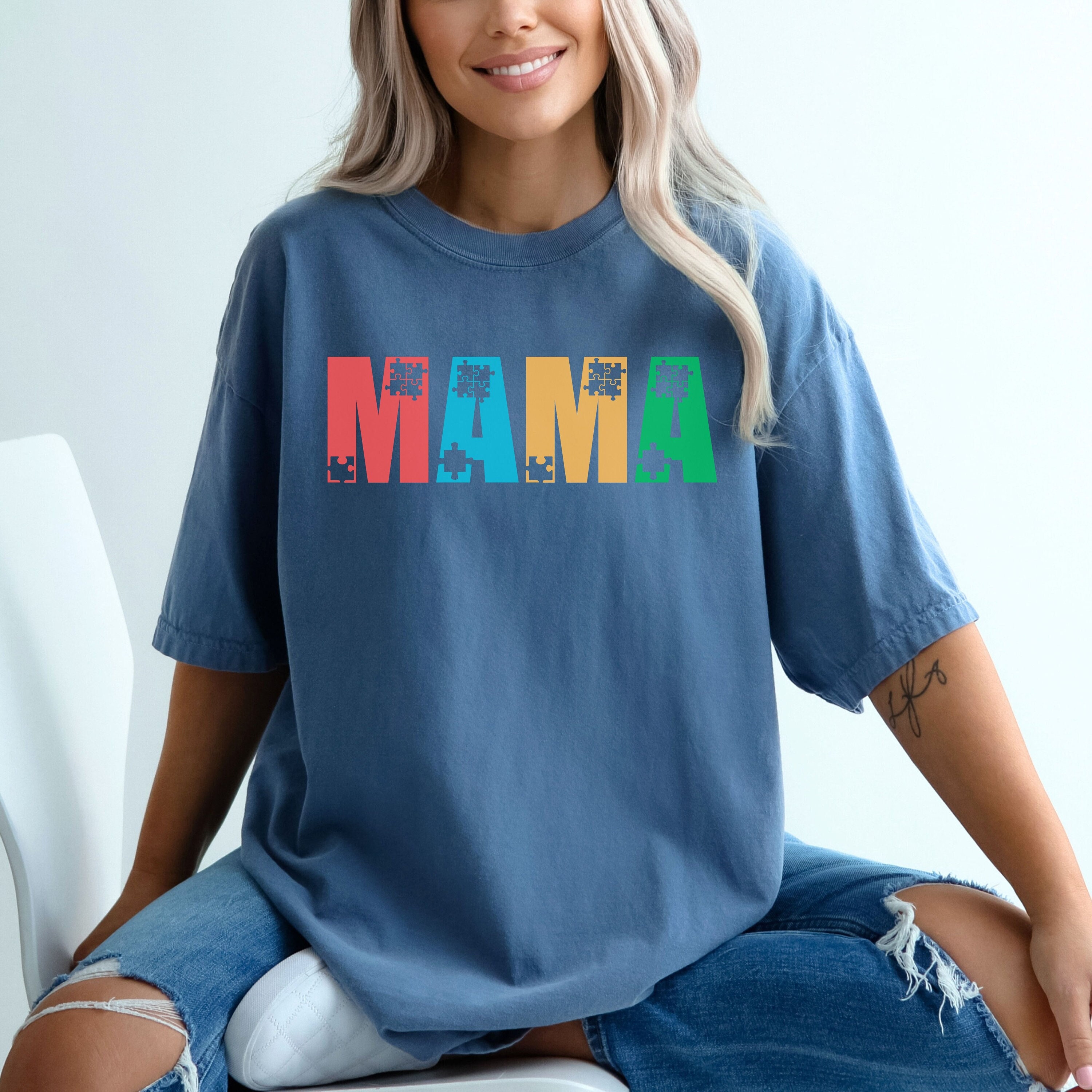 autism mama shirt for autism awareness neurodivergent adhd and mental health support unique mom life t shirt o2rkg