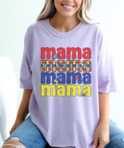 autism mama shirt for autism awareness neurodivergent inclusion mental health support unique mom life t shirt wadpg