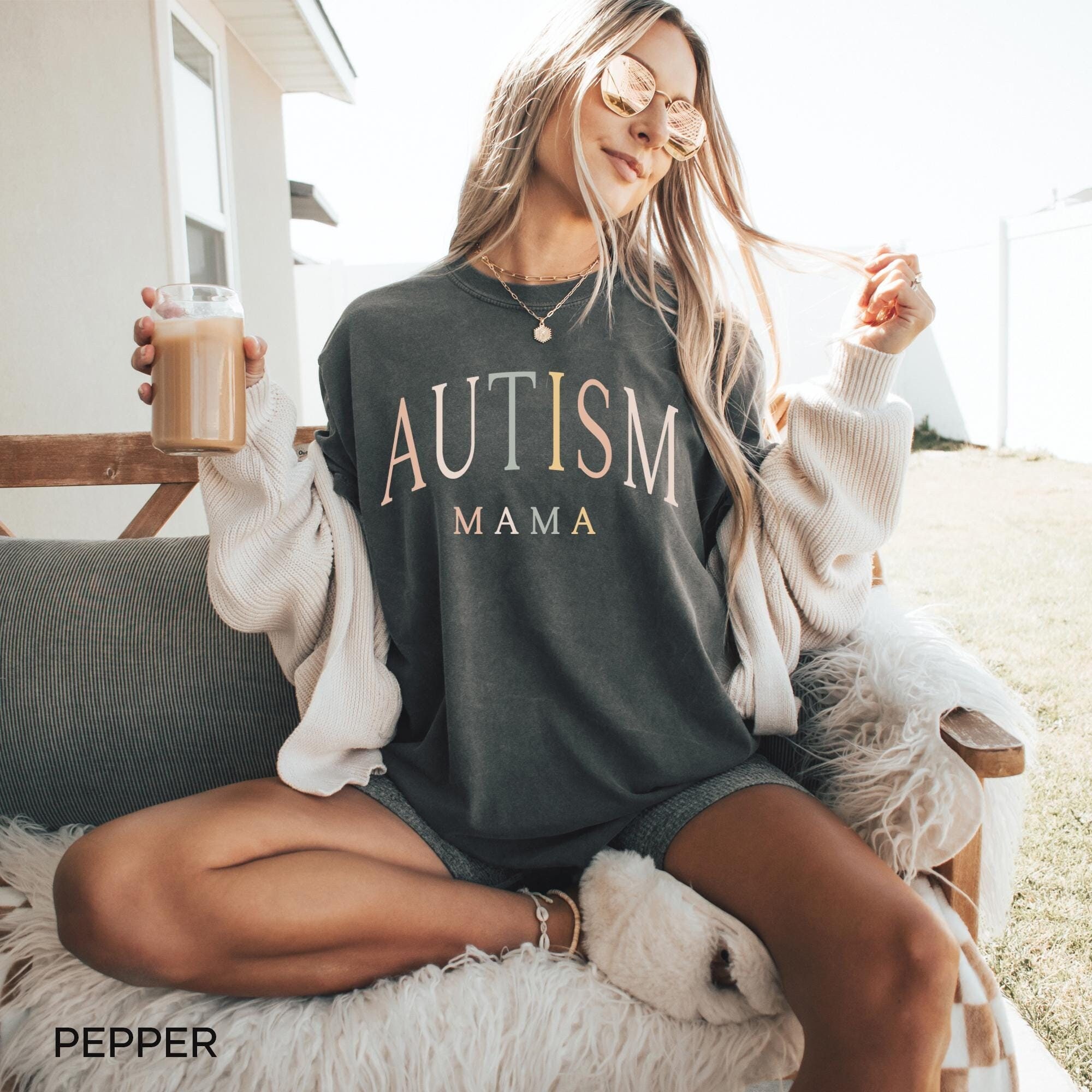 autism mama t shirt for moms autism awareness month cute mom life shirt best mom ever gift for mothers day guzep