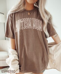 autism mom shirt autism mama tee varsity style neurodiversity awareness apparel for autism awareness and support yaclw