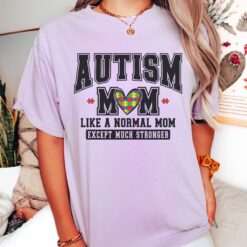 autism mom shirt for awareness and neurodiversity varsity style autism mama tee perfect gift for autism moms eckdi