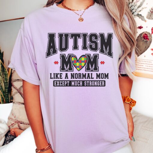 autism mom shirt for awareness and neurodiversity varsity style autism mama tee perfect gift for autism moms eckdi