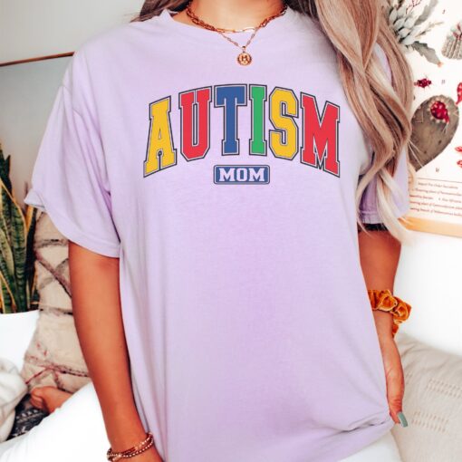 autism mom shirt for awareness and neurodiversity varsity style best gifts for autism moms jiwus
