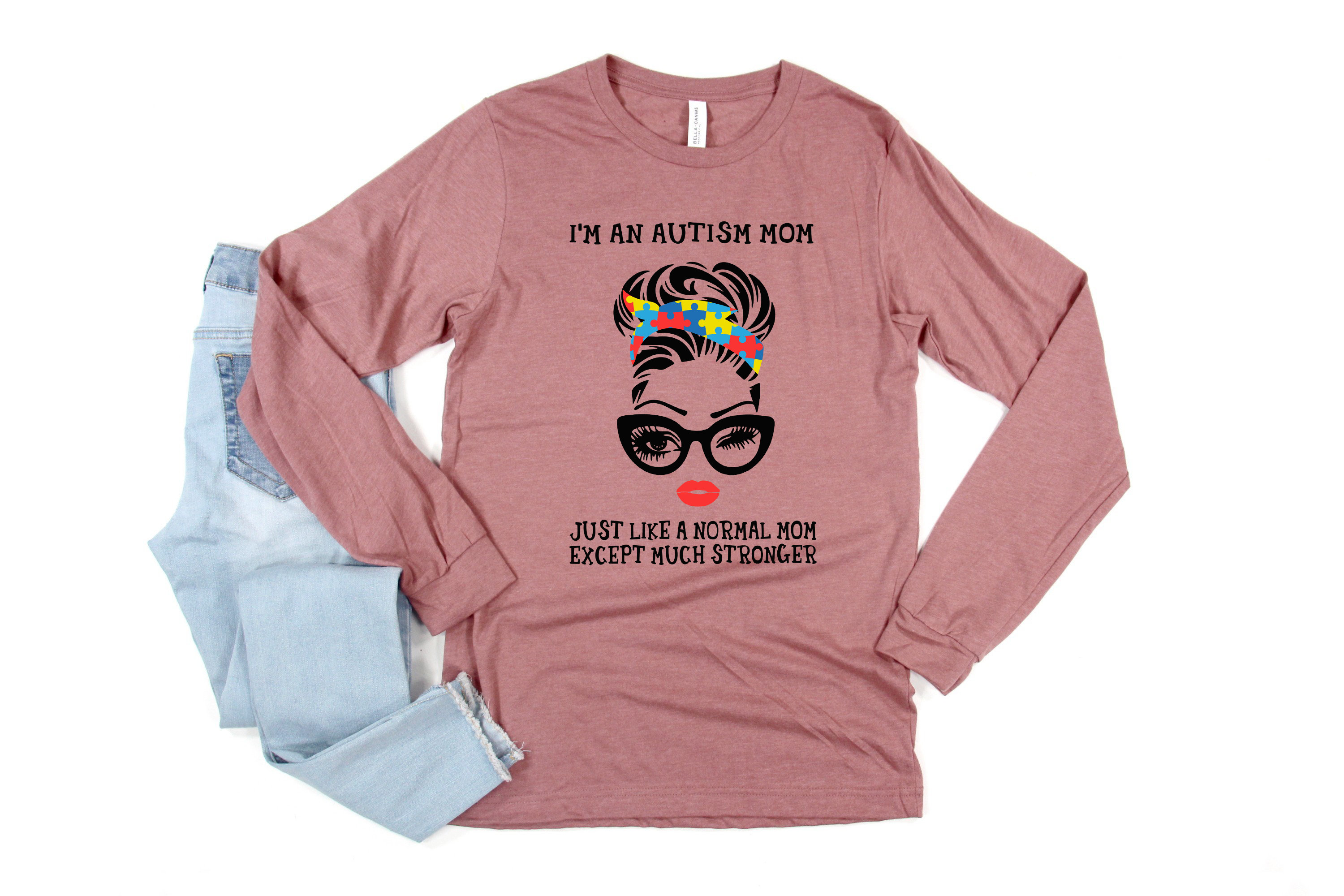 autism mom shirt for mothers day best mom ever gift trendy long sleeve t shirt unique personalized mom life apparel dikhn scaled