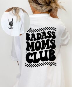 badass mom club shirt funny mothers day shirt cool mom t shirt new mom gift unique mothers day shirts imd6x