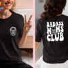 badass mom club sweatshirt funny mom shirt for new mama gifts best mom ever hoodie unique mothers day apparel jfic0