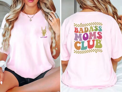 badass moms club t shirt funny mom life tee best mom ever shirt for mothers day new mom gifts and cool mom shirts ouesq