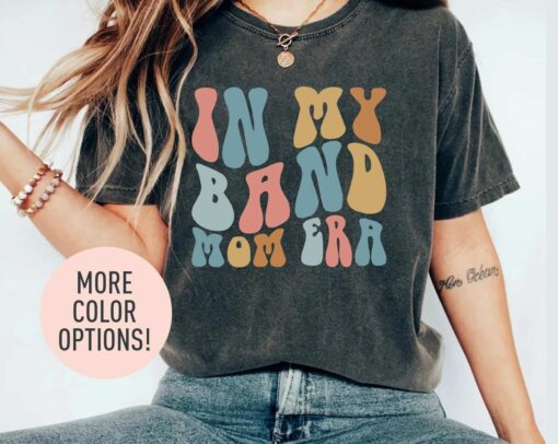 band mom shirt for women in my band era funny t shirt unique gift for band moms perfect for band day celebrations lezhd