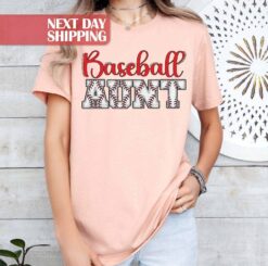 baseball aunt shirt for game day baseball coach gifts family tee for baseball fans sports aunt t shirt fw1e1