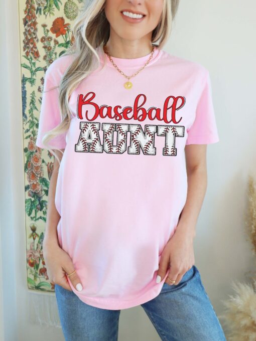 baseball aunt shirt for game day baseball fans comfortable family tee unique gifts for baseball coaches and aunts hkngh scaled