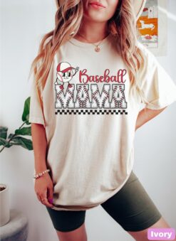 baseball mama shirt for sports moms game day tee baseball mom gift comfortable baseball season t shirt hqwjr