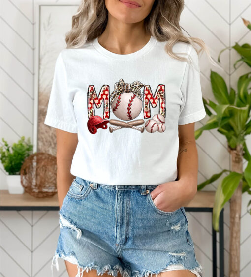 baseball mama shirt for women sports mom shirt family baseball tee best mom ever gift for mothers day baseball lover pyiqe