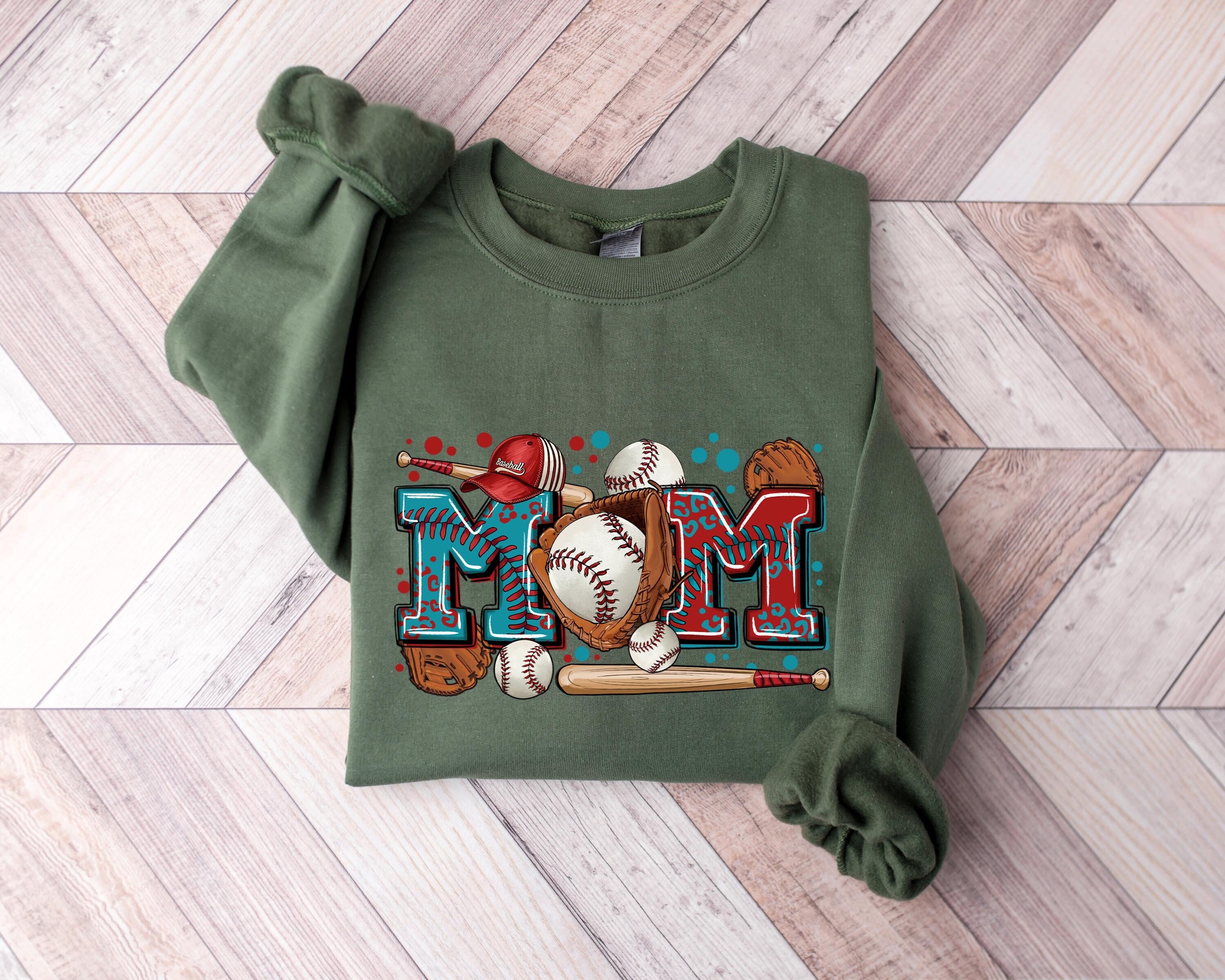 baseball mama sweatshirt baseball mom shirt cute baseball top for moms comfortable apparel for baseball fans tcaug scaled