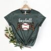 baseball mom leopard shirt for game day funny mothers day shirt unique gift for baseball moms 0qnxc