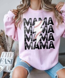 baseball mom shirt crewneck tee for game day distressed baseball season apparel perfect for mama fans nbutj