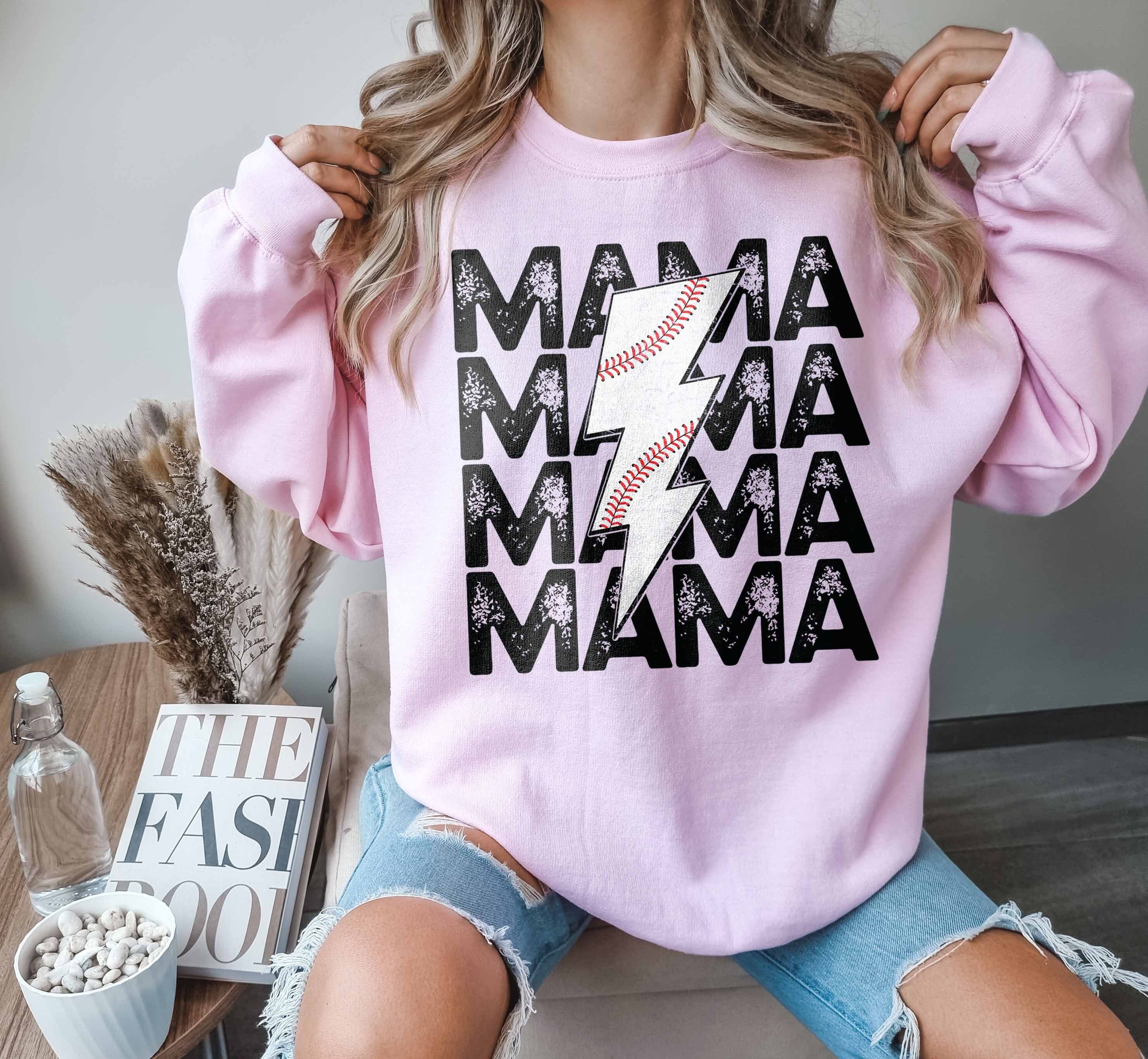 baseball mom shirt crewneck tee for game day distressed baseball season apparel perfect for mama fans nbutj scaled