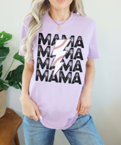 baseball mom shirt distressed game day tee sports mom life comfort colors mama baseball t shirt l2fxv