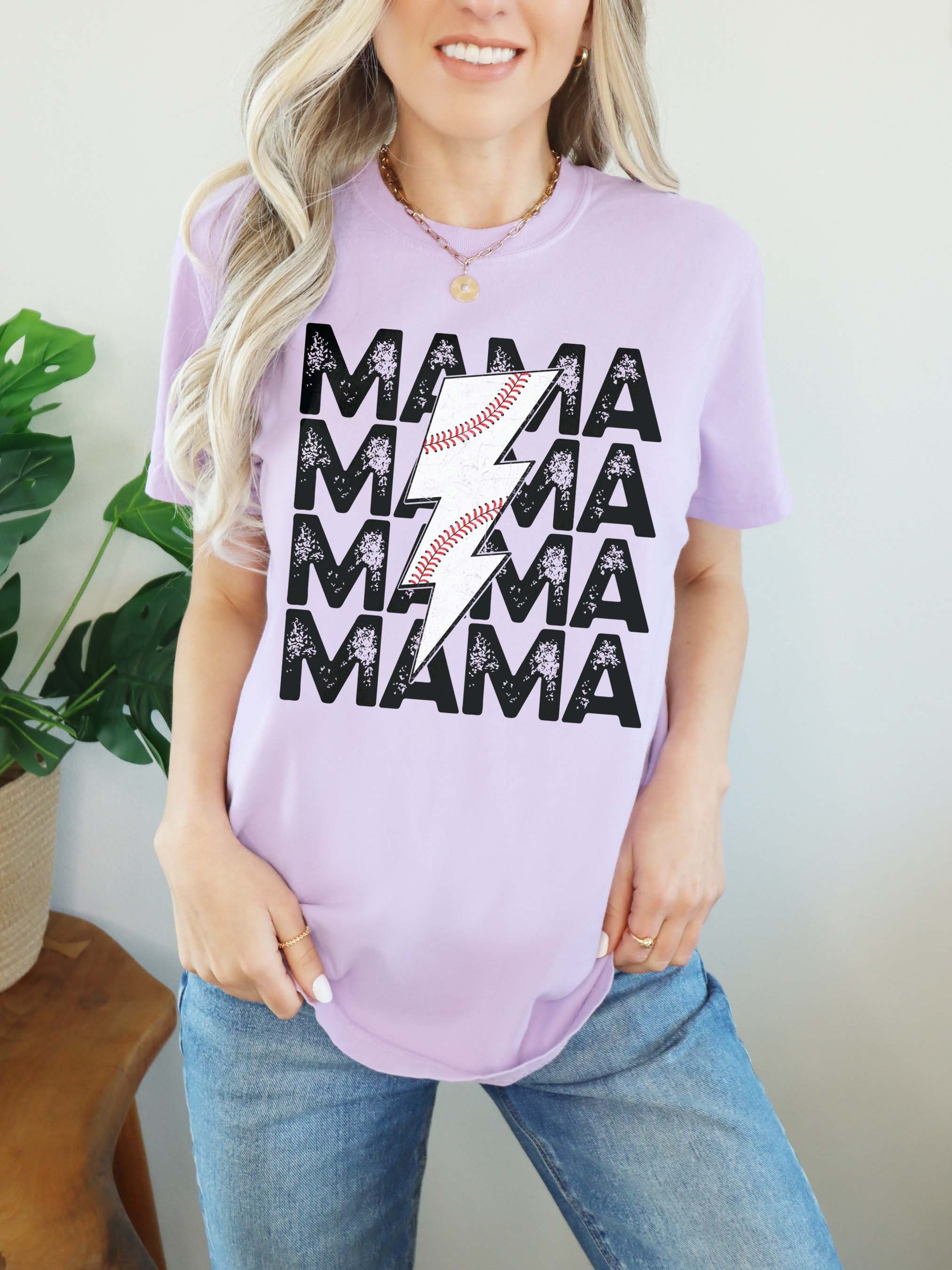 baseball mom shirt distressed game day tee sports mom life comfort colors mama baseball t shirt l2fxv scaled