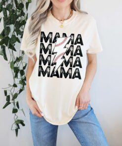 baseball mom shirt distressed game day tee sports mom life comfort colors mama baseball t shirt lklxi scaled