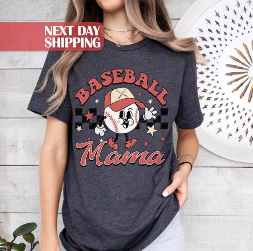 baseball mom shirt for game day cute baseball mama t shirt perfect for baseball parties and gifts for baseball lovers dcegy