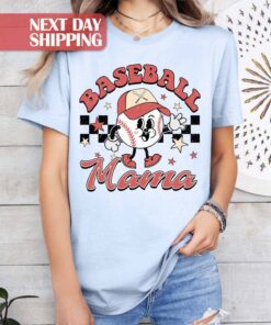 baseball mom shirt for game day cute baseball mama t shirt perfect for baseball parties and gifts for baseball lovers fvlt7