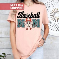 baseball mom shirt for game day cute sports mom t shirt perfect for baseball lovers and gifts for moms zkbpo