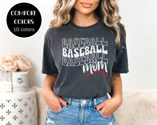 baseball mom shirt groovy baseball life tee game day t shirt for baseball fans spring training apparel 44suy scaled