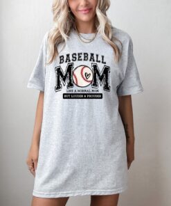 baseball mom shirt louder and prouder funny mom life t shirt for mothers day sports mama gift mdik3