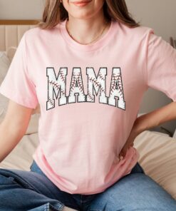 baseball mom shirt retro design for mothers day sports mama t shirt family baseball lover varsity mom life shirt qleih