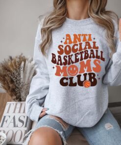 basketball mom club shirt anti social tee for game day sports moms unique gift for basketball and baseball season bq5t7