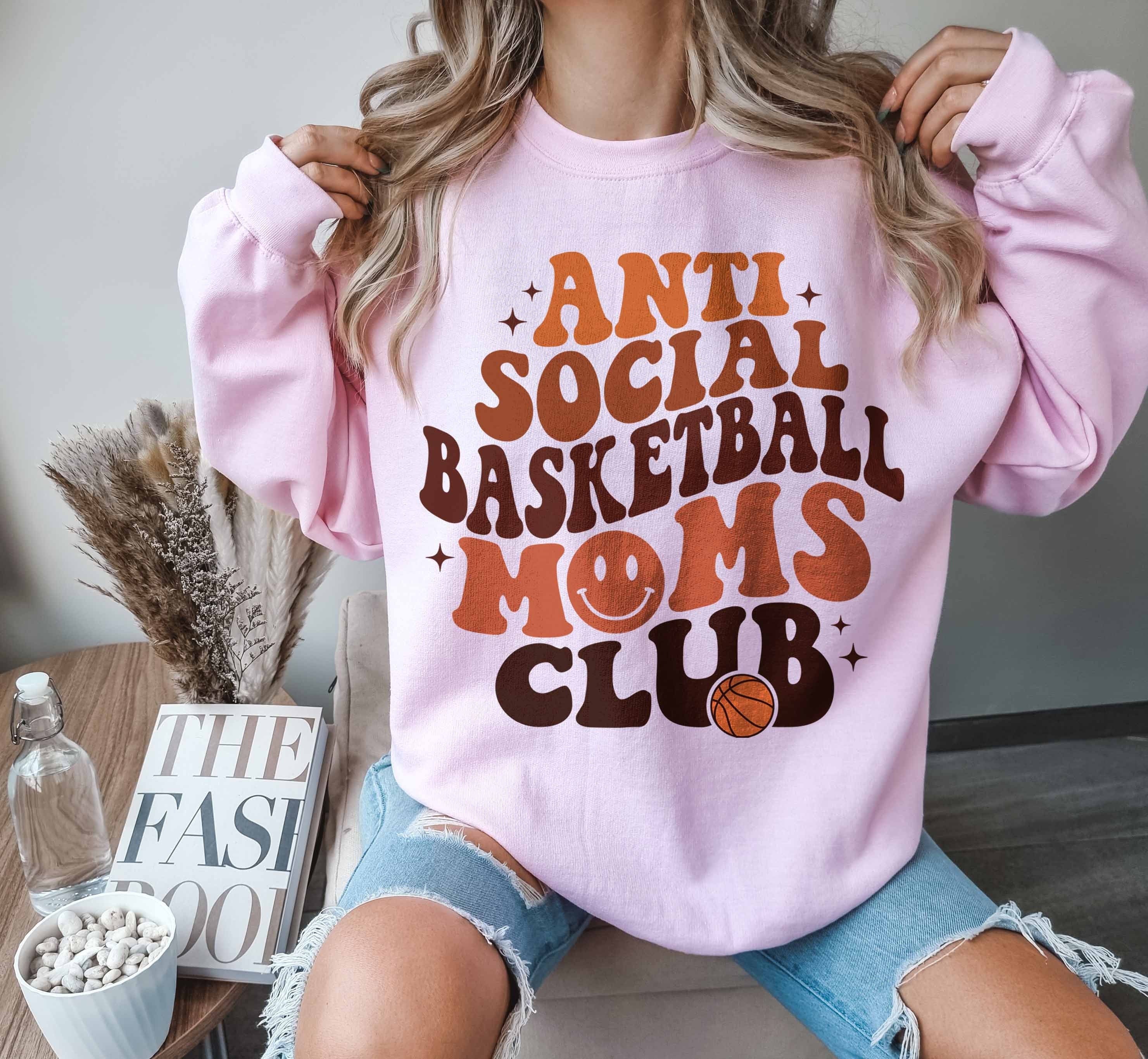 basketball mom club shirt anti social tee for game day sports moms unique gift for basketball and baseball season ljfns scaled