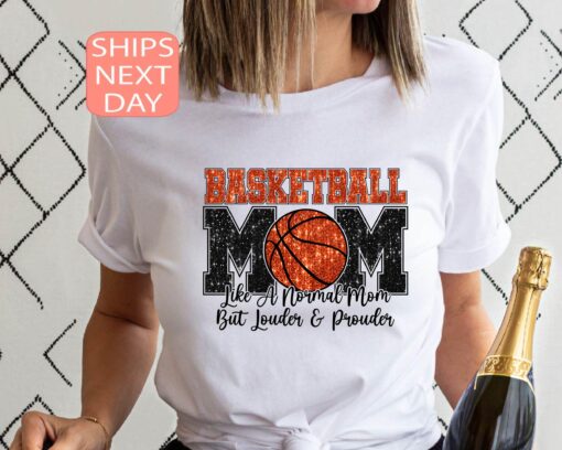 basketball mom shirt for game day basketball season tee funny sports mom gift for basketball lovers pke9i