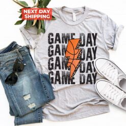 basketball mom shirt for women youth kids gameday tee with lightning leopard bolt design best basketball shirts lgggi