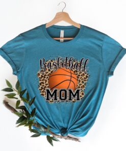 basketball mom shirt with leopard print for game day best mom ever shirt for mothers day unique gift for moms vn54j