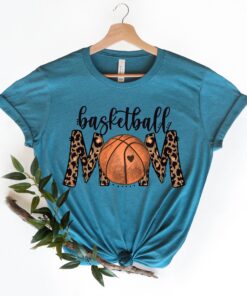 basketball mom shirt with leopard print for game day best mom ever shirt for mothers day unique gift ideas ouonz