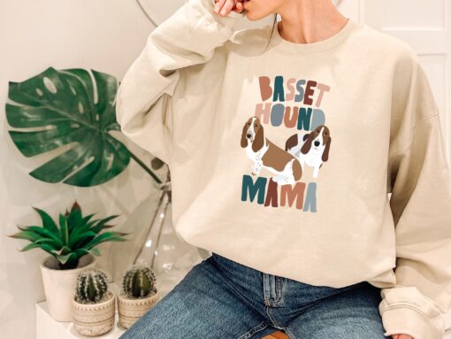 basset hound mama shirt funny dog mom tee unique basset hound gifts for dog lovers and pet owners