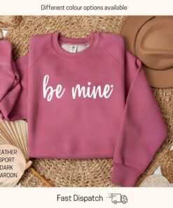 be mine valentines day sweatshirt for women cute love sweater xoxo gift for girlfriend romantic apparel 7mr83