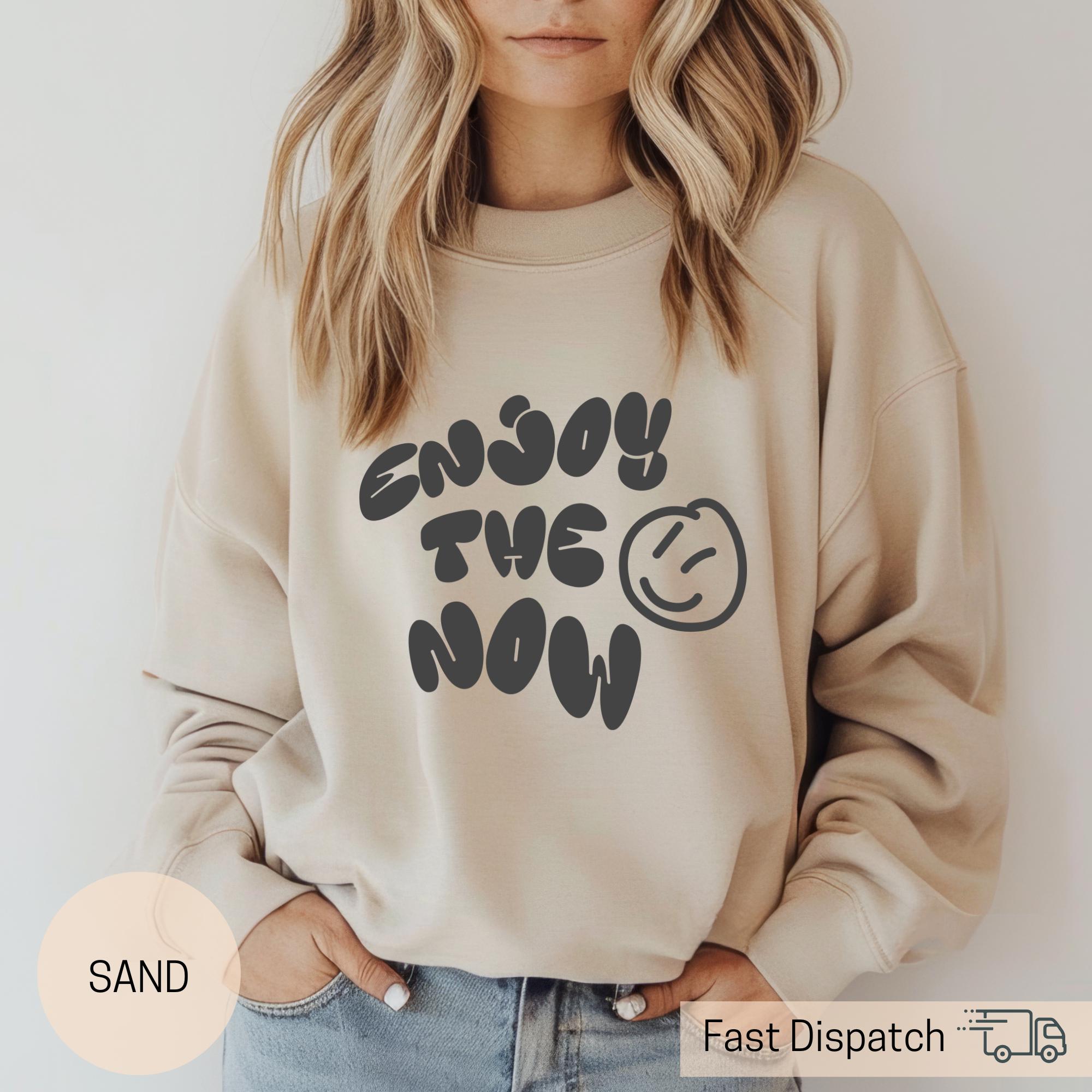 be present sweatshirt for women trendy boho positivity shirt mental health awareness apparel sassy graphic sweater uycqg