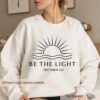 be the light christian shirt matthew 514 bible verse hoodie cute christian t shirt for church friends and gifts s8qfr