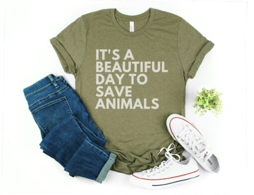 beautiful day to save animals shirt animal rescue adopt dont shop dog cat foster wildlife rehabber t shirt 3o1jk