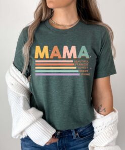 beautiful fearless mama shirt for mothers day cute mom t shirt gift for new moms and wives best mom ever tee vqhiz