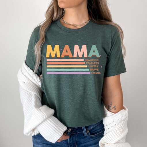 beautiful fearless mama shirt for mothers day cute mom t shirt gift for new moms and wives best mom ever tee vqhiz