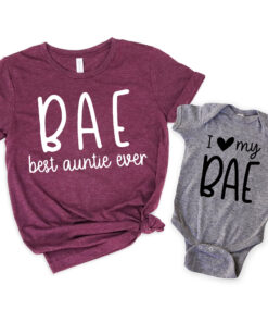 best aunt ever shirt i love my bae aunt shirt funny family matching shirts unique gifts for aunts ogiv9