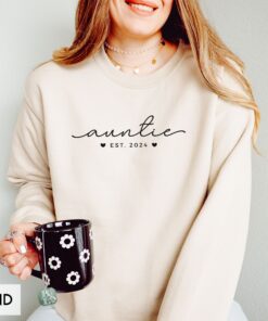 best aunt ever sweatshirt for mothers day new aunt pregnancy announcement unique auntie gifts lpbqz